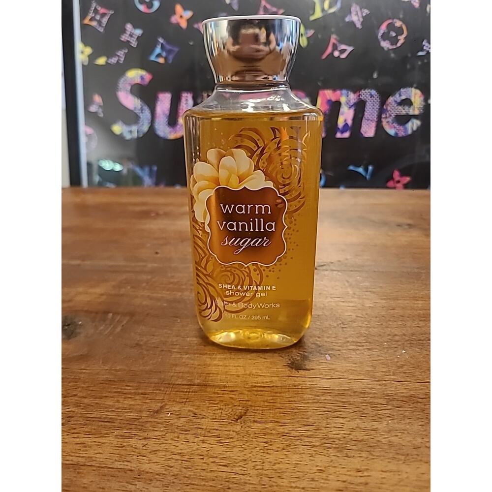 Bath and Body Works Shower Gel Warm Vanilla Sugar Full Size 10 oz